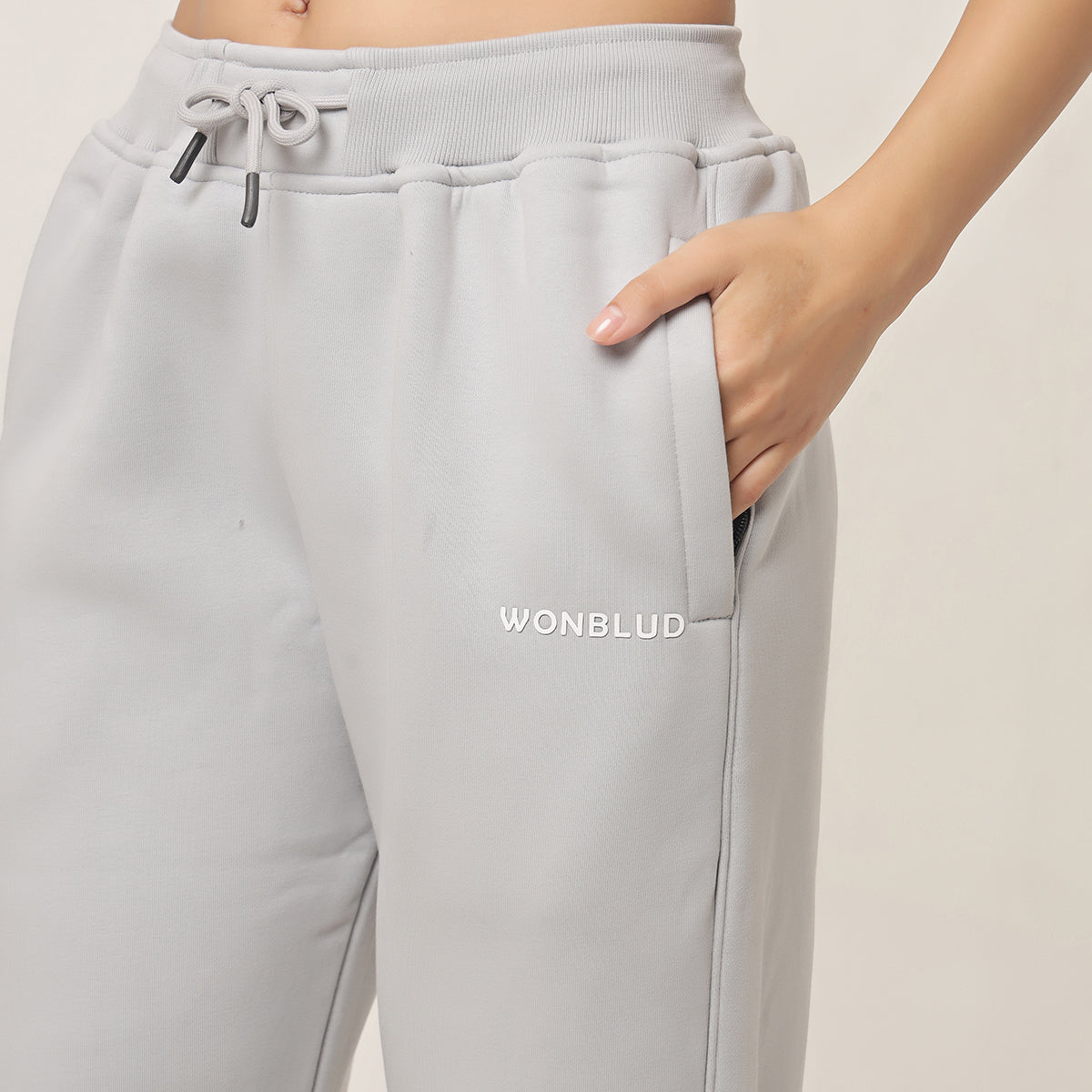 SILVER GREY CLASSIC SWEATPANTS