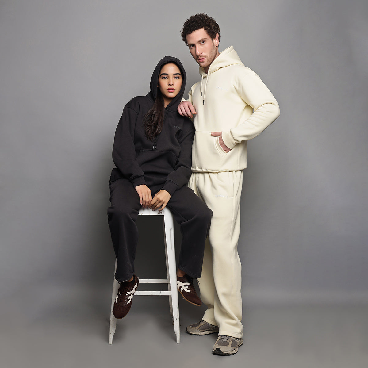 CHARCOAL GREY CLASSIC HODDIE AND SWEATPANTS (SET)