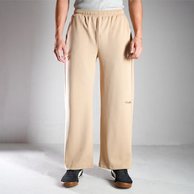 BEIGE LOOSE FIT PANTS (UNISEX)