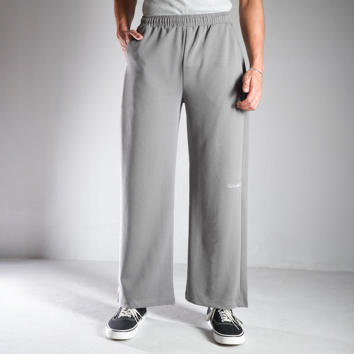 GREY LOOSE FIT PANTS (UNISEX)