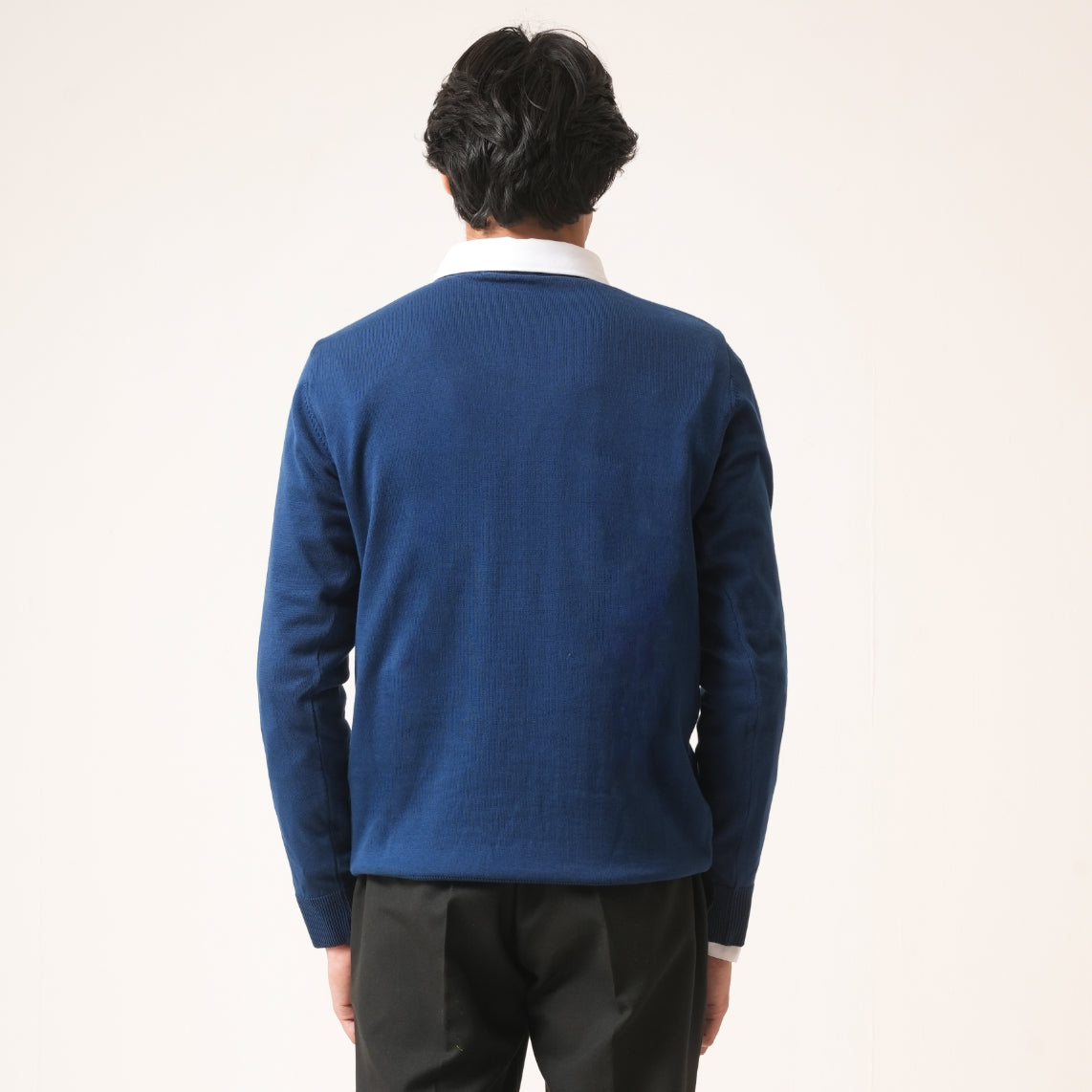 ROYAL BLUE COTTON PULLOVER