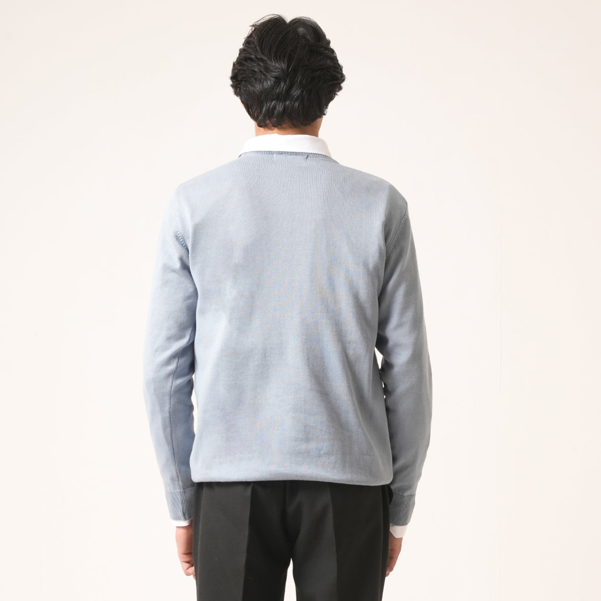 SKY BLUE COTTON PULLOVER