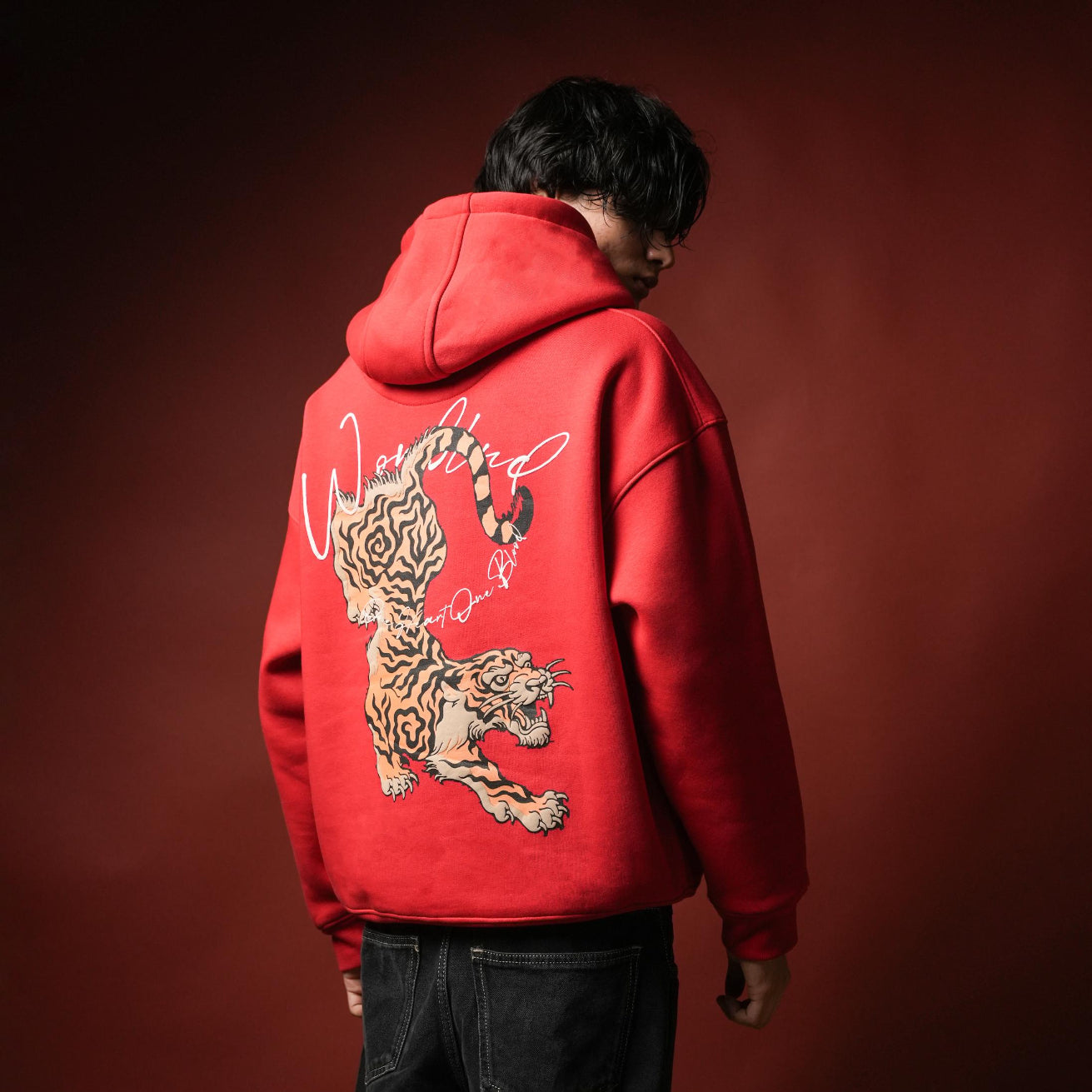 RED TIGER HOODIE