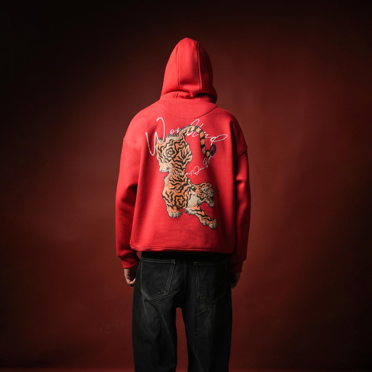 RED TIGER HOODIE