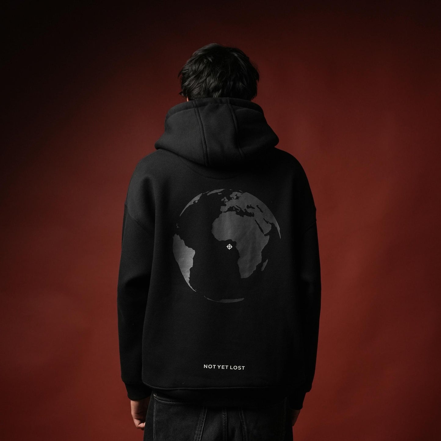 BLACK NOT YET LOST HOODIE