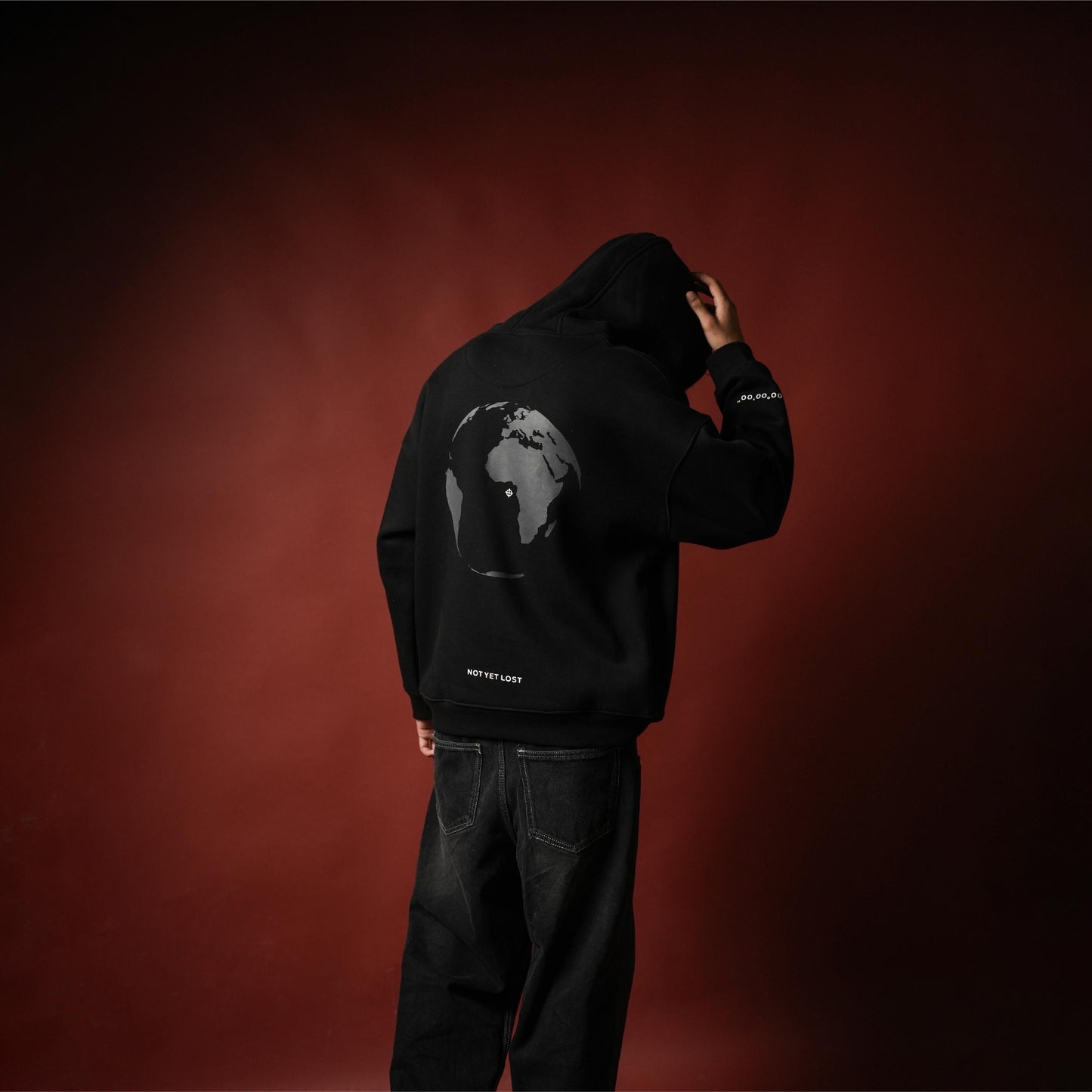 BLACK NOT YET LOST HOODIE