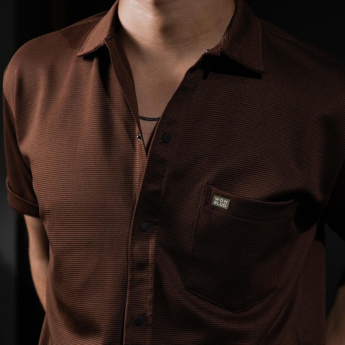 BROWN WB SHIRT
