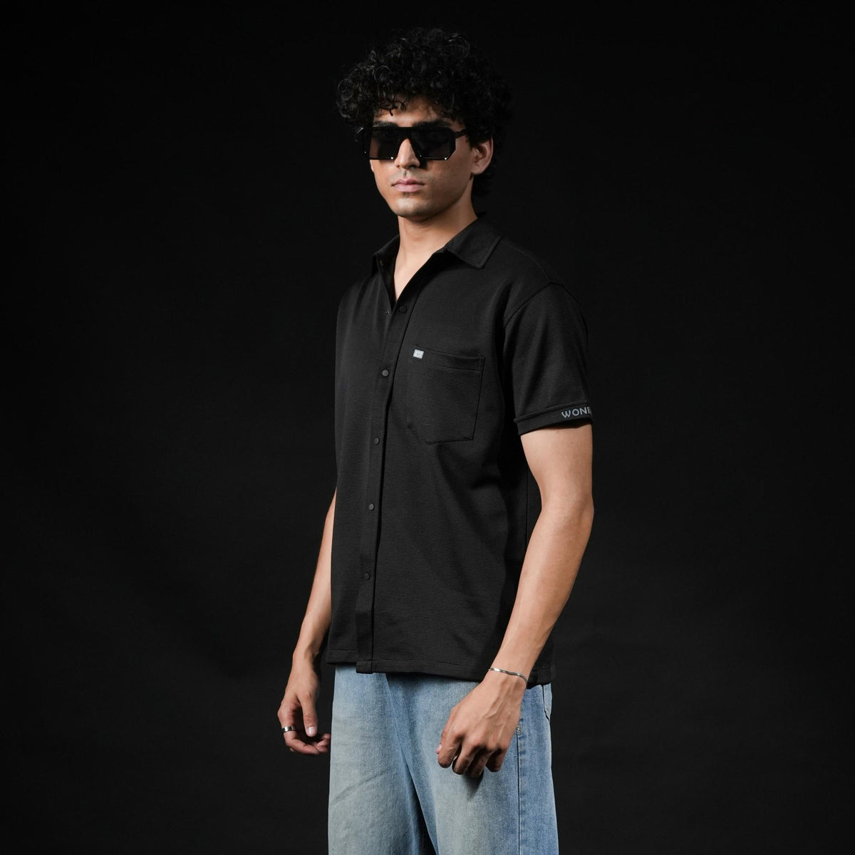 BLACK WB SHIRT