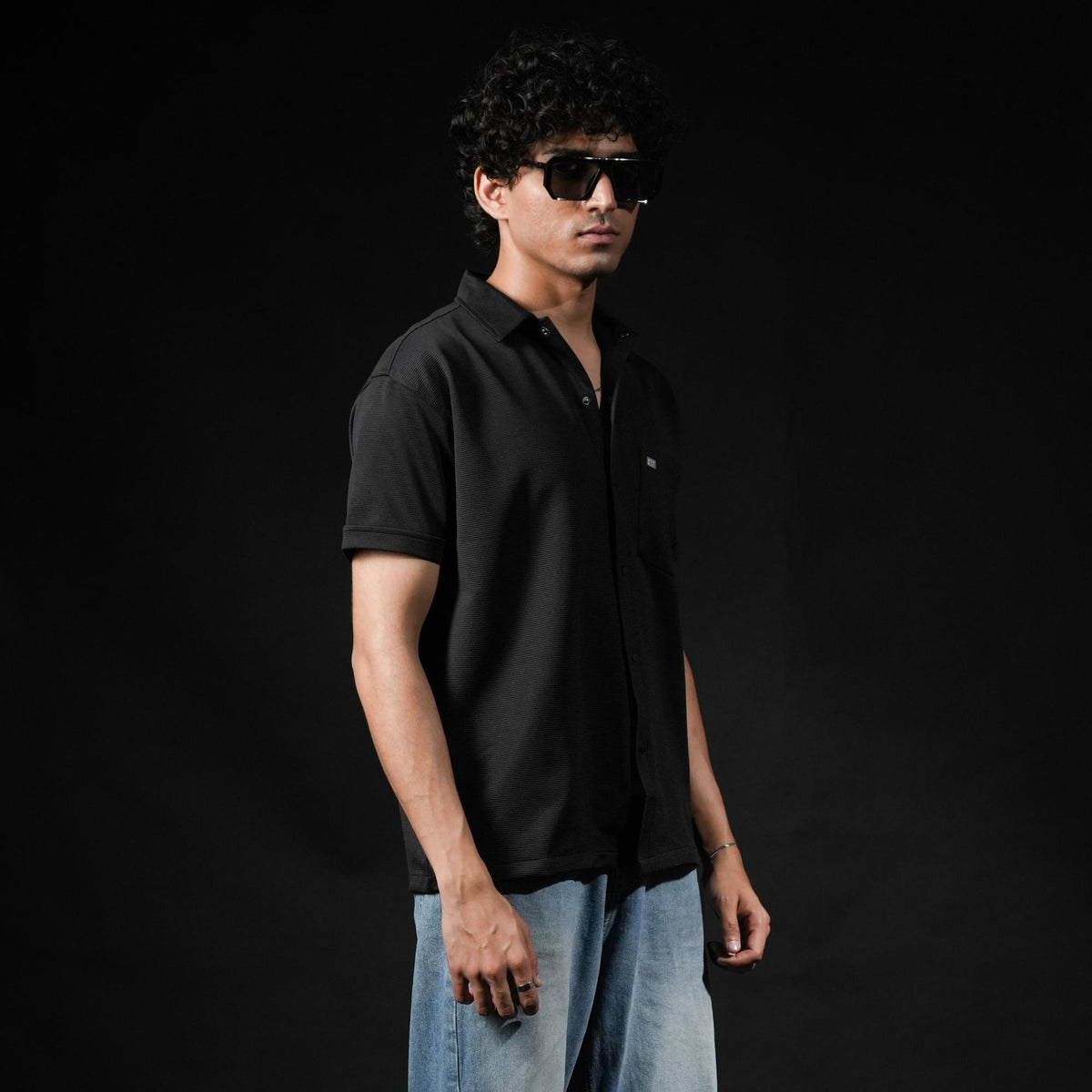 BLACK WB SHIRT
