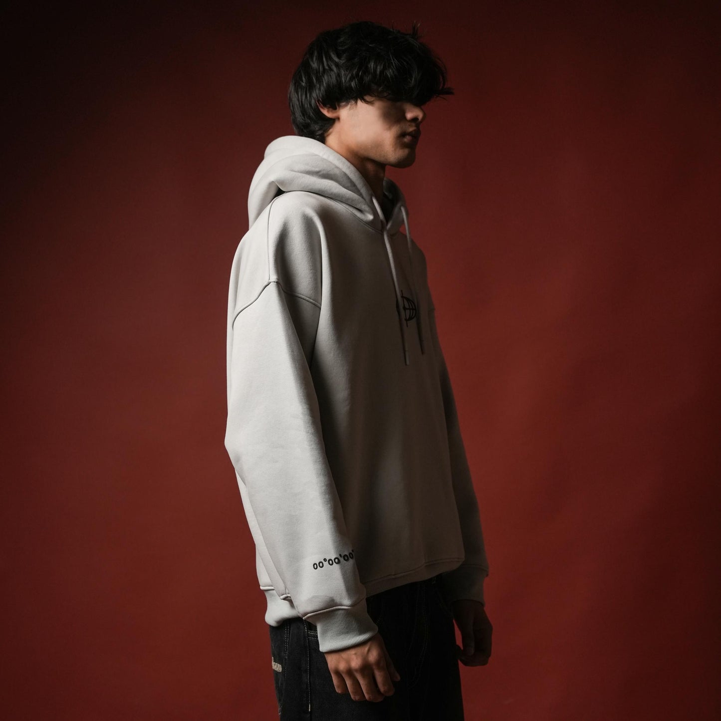 SILVER GREY NOT YET LOST HOODIE