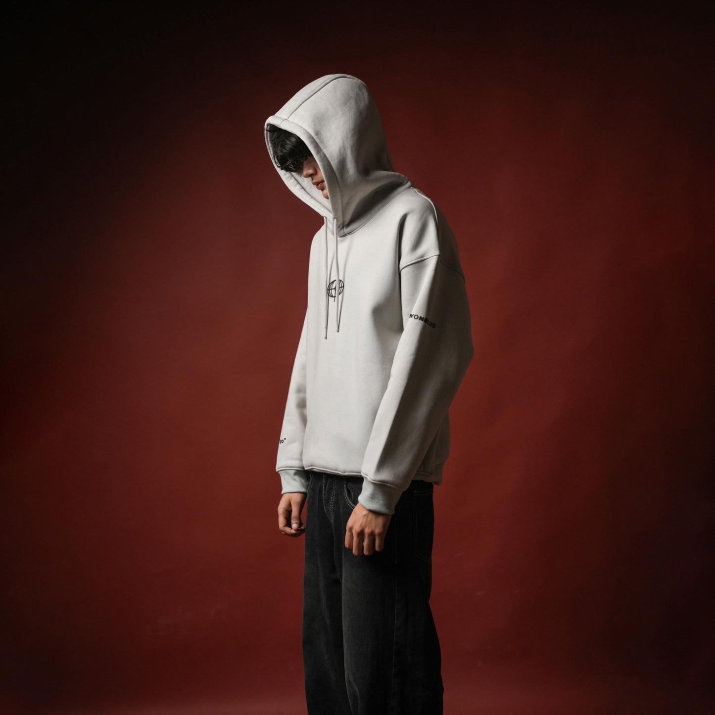 SILVER GREY NOT YET LOST HOODIE