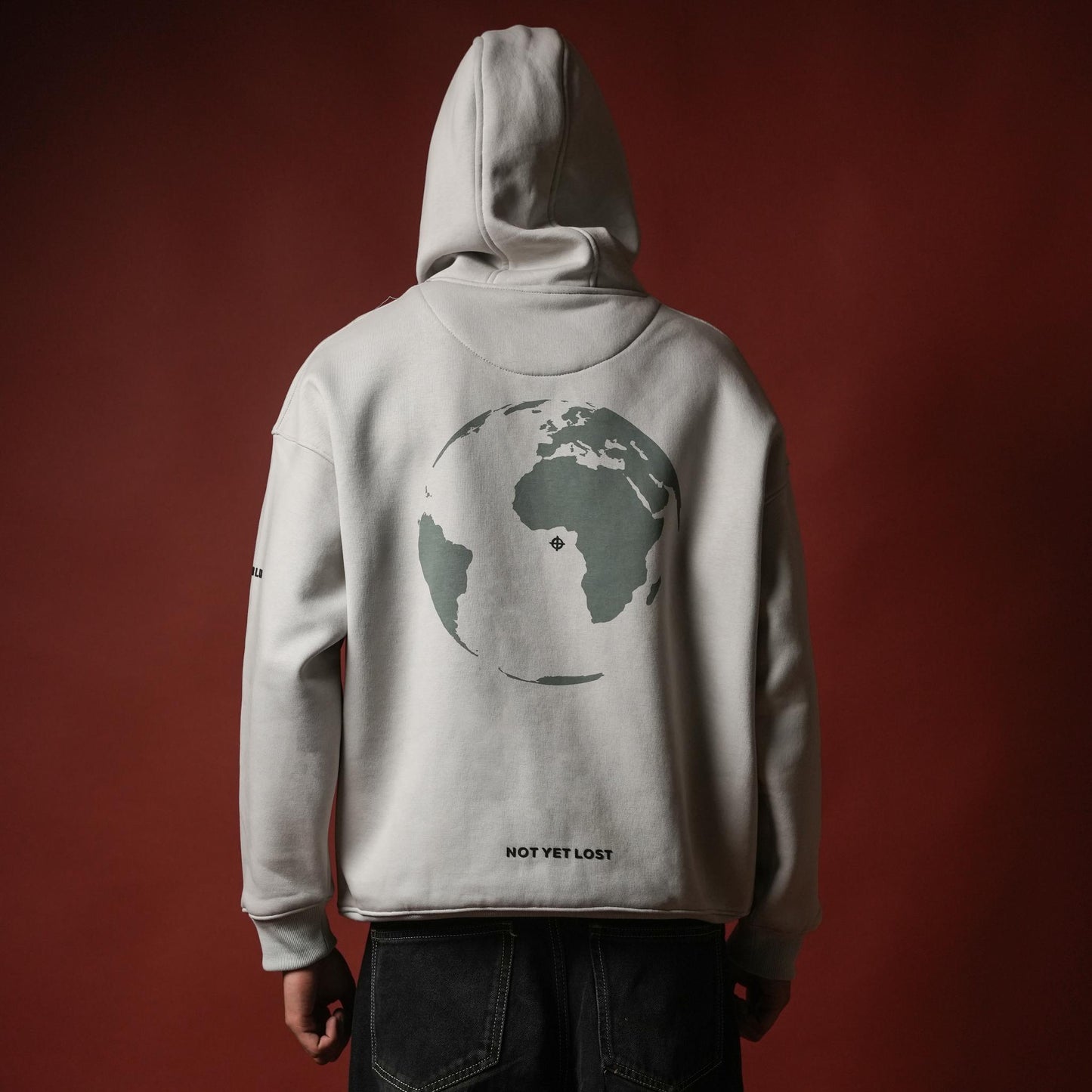 SILVER GREY NOT YET LOST HOODIE