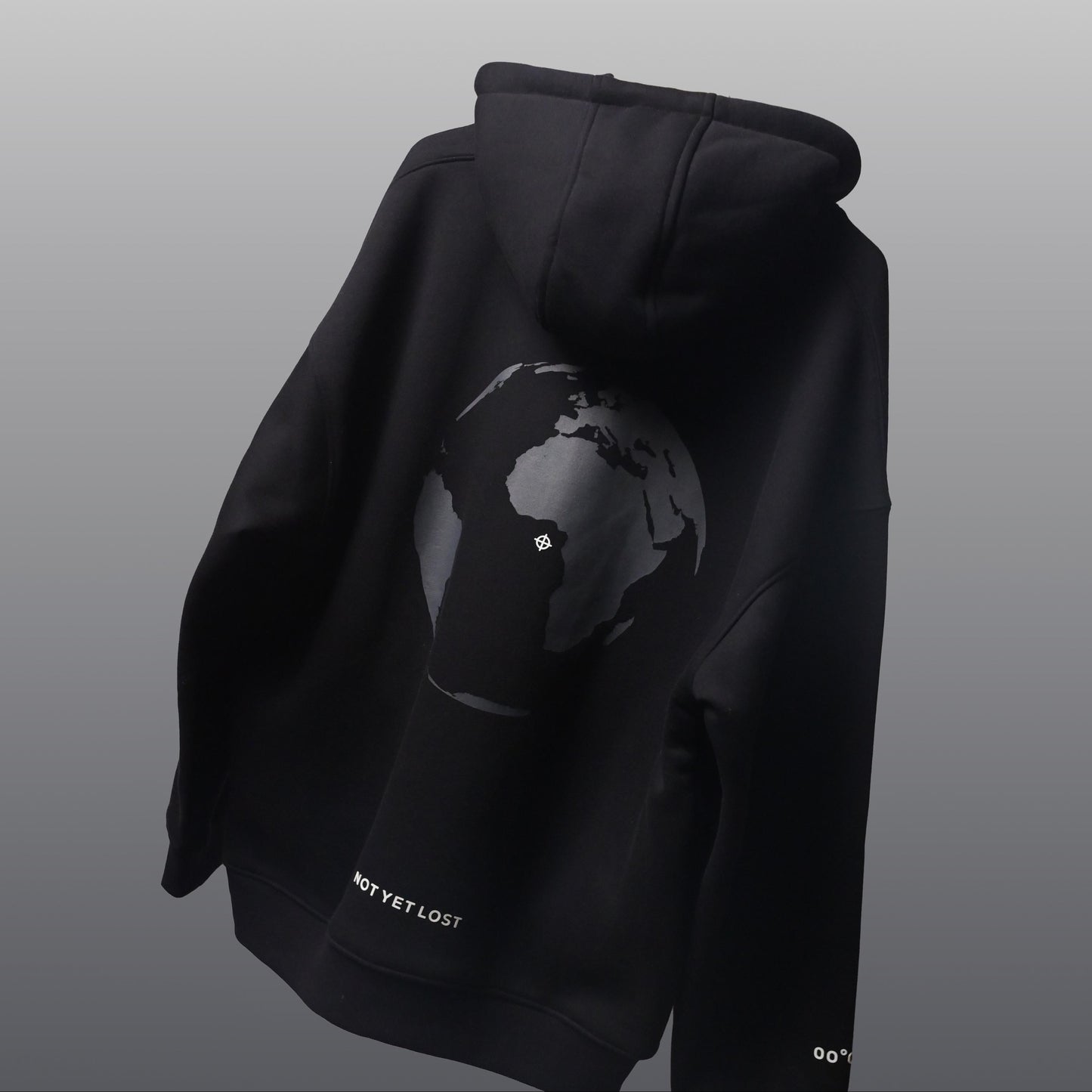 BLACK NOT YET LOST HOODIE